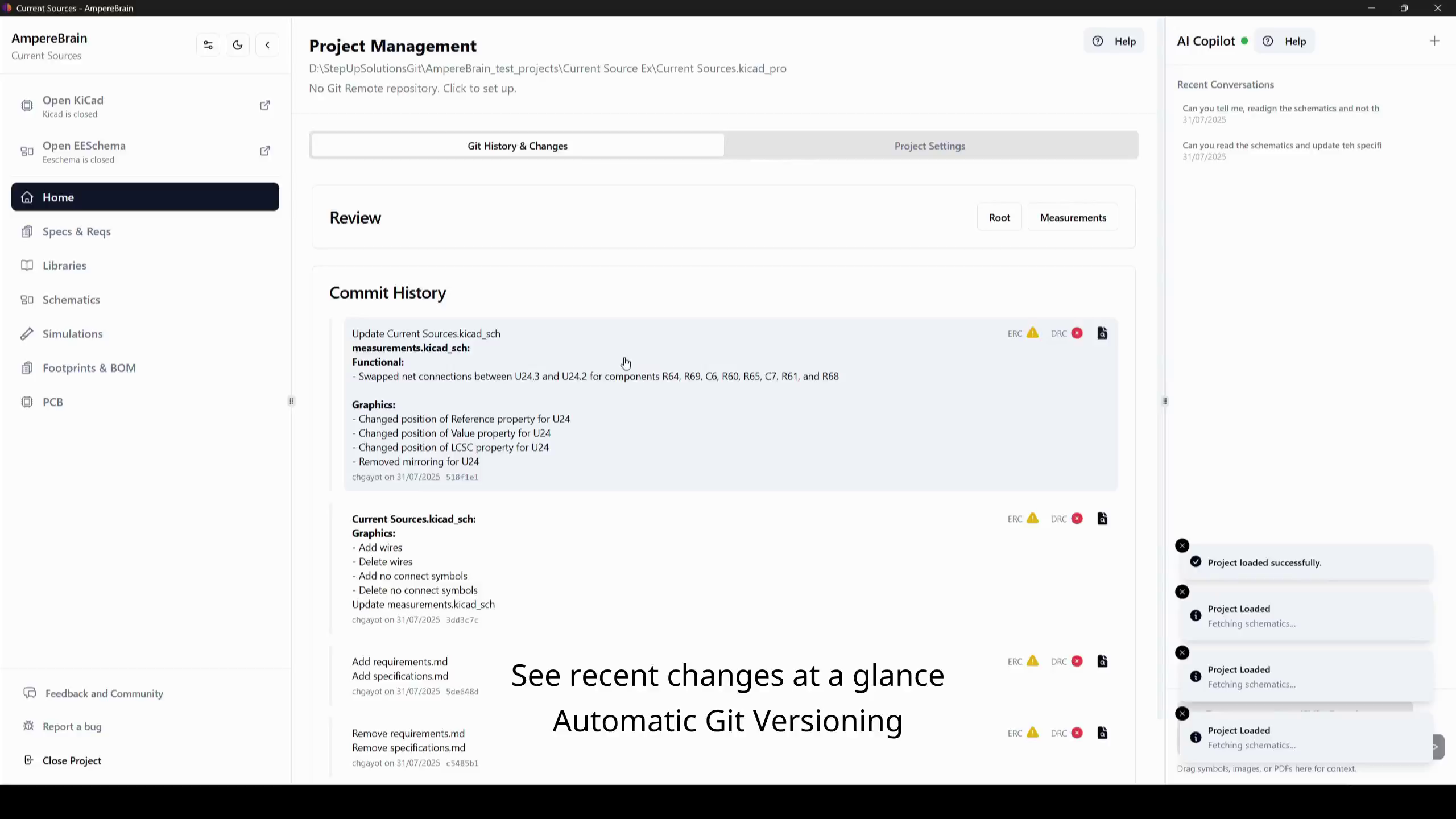 AmpereBrain end-to-end project workflow